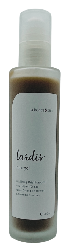 schönes sein - tardis haargel Vorratsflasche
